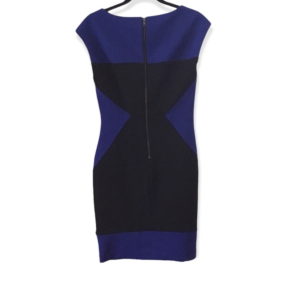 Maggy London Color Block Sheath Dress Size 6 - Picture 6 of 11